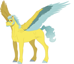 Size: 1223x1050 | Tagged: safe, artist:bijutsuyoukai, oc, oc only, pegasus, pony, glasses, male, offspring, parent:spitfire, parent:thunderlane, parents:spitlane, simple background, solo, spread wings, stallion, transparent background, two toned wings, wings