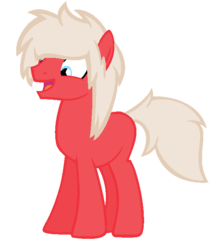 Size: 572x648 | Tagged: safe, artist:sapphireartemis, oc, oc only, oc:red sprinkles, earth pony, pony, male, rule 63, simple background, solo, stallion, transparent background