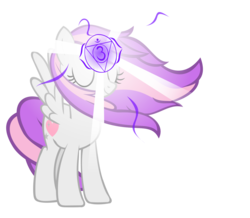 Size: 1500x1307 | Tagged: safe, oc, oc only, oc:amethyst lullaby, pegasus, pony, chakra, magic, simple background, solo, transparent background