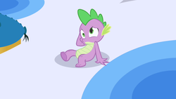 Size: 1280x720 | Tagged: safe, screencap, spike, dragon, friendship is magic, g4, derp, male, solo