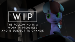 Size: 1920x1080 | Tagged: safe, artist:jollyoldcinema, oc, oc only, oc:mintyswirl, pony, 3d, animated at source, animated in description, emotion, my sides, png, solo, source filmmaker, video in description