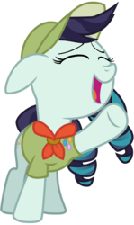Size: 2630x4400 | Tagged: safe, artist:tomfraggle, coloratura, earth pony, pony, g4, the mane attraction, clothes, cute, eyes closed, female, filly, filly coloratura, rara, rarabetes, simple background, singing, solo, transparent background, vector, younger
