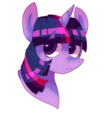 Size: 1280x1475 | Tagged: safe, artist:tazmiliandevil, twilight sparkle, pony, g4, bust, colored pupils, female, mare, portrait, simple background, solo, white background