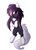 Size: 828x1136 | Tagged: safe, artist:php146, oc, oc only, oc:ayaka, earth pony, pony, alternate design, chest fluff, eye clipping through hair, female, mare, ponified, simple background, solo, species swap, white background
