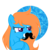 Size: 1280x1280 | Tagged: safe, artist:mintoria, oc, oc only, oc:tarry swirl, pony, base used, fake moustache, female, mare, show accurate, solo