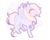 Size: 1280x1024 | Tagged: safe, artist:beelzebwub, derpy hooves, pegasus, pony, g4, cloud, cute, derpabetes, female, open mouth, pastel, profile, simple background, solo, transparent background, wingding eyes