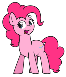 Size: 1280x1494 | Tagged: safe, artist:sykobelle, pinkie pie, pony, g4, cute, diapinkes, doodle, female, open mouth, simple background, solo, transparent background