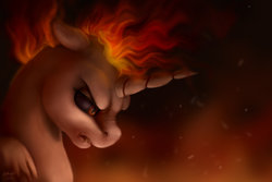 Size: 3000x2000 | Tagged: safe, artist:allforyouart, daybreaker, pony, g4, female, high res, mare, missing accessory, solo