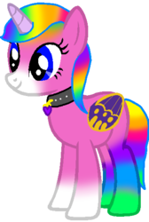 Size: 362x539 | Tagged: dead source, safe, artist:frozengembases, artist:rainbineeoi, alicorn, butterfly, butterfly pony, cat, cat pony, hybrid, original species, pony, unicorn, g4, alicornified, base used, blue eyes, coat markings, collar, felicity (rbuk), female, folded wings, heart, mare, multicolored hair, pink coat, pink fur, ponified, race swap, rainbow alicorn, rainbow butterfly unicorn kitty, rainbow hair, rainbow tail, rule 85, simple background, solo, tail, transparent background, wings