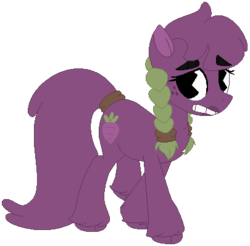 Size: 405x399 | Tagged: safe, artist:eggi-myst3ry, artist:selenaede, earth pony, pony, barely pony related, base used, beet, betty beet, crossover, cuphead, ponified, studio mdhr