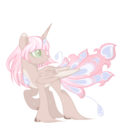 Size: 2800x2800 | Tagged: safe, artist:takan0, oc, oc only, oc:peacock plume, alicorn, pegasus, pony, alicorn oc, augmented tail, female, high res, long feather, mare, peacock feathers, peacock tail, simple background, solo, transparent background, unshorn fetlocks