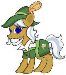 Size: 2625x3000 | Tagged: safe, artist:rainbowtashie, apple strudel, pony, g4, apple family member, elderly, high res, male, simple background, solo, transparent background