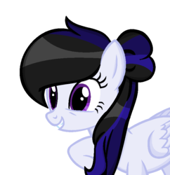 Size: 698x720 | Tagged: safe, artist:sapphireartemis, oc, oc only, oc:dream eclipse, pegasus, pony, female, mare, simple background, solo, transparent background
