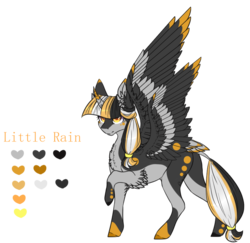 Size: 867x843 | Tagged: safe, artist:luuny-luna, oc, oc only, oc:little rain, alicorn, pony, female, mare, reference sheet, simple background, solo, transparent background