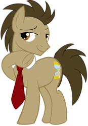 Size: 1280x1837 | Tagged: safe, artist:sixes&sevens, doctor whooves, time turner, earth pony, pony, g4, doctor who, male, necktie, simple background, solo, stallion, tenth doctor, the doctor, transparent background