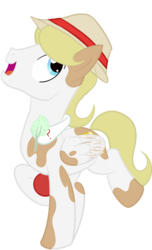 Size: 1166x1920 | Tagged: safe, artist:sixes&sevens, doctor whooves, time turner, pegasus, pony, g4, celery, coat markings, cricket ball, doctor who, fifth doctor, hat, male, panama hat, pinto, ponified, simple background, solo, stallion, the doctor, transparent background