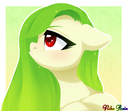 Size: 2982x2574 | Tagged: safe, artist:nika-rain, oc, oc only, pony, bust, heart eyes, high res, portrait, request, show accurate, simple background, solo, wingding eyes