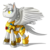 Size: 900x900 | Tagged: safe, artist:hywther, oc, oc only, pegasus, pony, armor, serious, serious face