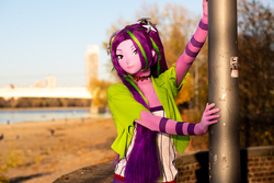 Size: 6000x4000 | Tagged: safe, artist:mimickig, aria blaze, human, equestria girls, g4, animegao kigurumi, clothes, costume, female, irl, irl human, mask, photo, solo