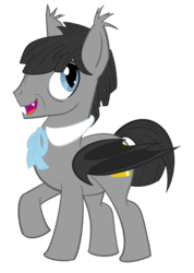 Size: 1280x1800 | Tagged: safe, artist:sixes&sevens, doctor whooves, time turner, bat pony, pony, g4, crossover, doctor who, male, necktie, ponified, second doctor, simple background, the doctor, transparent background