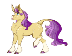 Size: 2940x2292 | Tagged: safe, artist:vindhov, oc, oc only, classical unicorn, pony, unicorn, :p, blank flank, chest fluff, clothes, cloven hooves, coat markings, colored hooves, commission, facial markings, female, filly, freckles, high res, horn, leonine tail, mare, offspring, parent:sunburst, parent:twilight sparkle, parents:twiburst, realistic horse legs, silly, simple background, snip (coat marking), socks (coat markings), solo, tongue out, transparent background, unshorn fetlocks