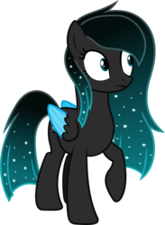 Size: 1024x1397 | Tagged: safe, artist:jeremeymcdude, oc, oc only, oc:spirit night, pegasus, pony, g4, female, simple background, solo, transparent background, vector