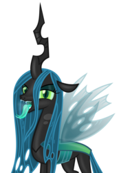Size: 8450x12239 | Tagged: safe, artist:emu34b, queen chrysalis, changeling, changeling queen, g4, .svg available, absurd resolution, breath, drool, female, mawshot, open mouth, sharp teeth, simple background, solo, teeth, tongue out, transparent background, vector