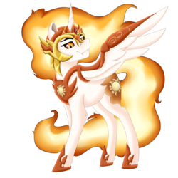 Size: 4000x4000 | Tagged: safe, artist:crecious, daybreaker, alicorn, pony, g4, armor, female, mare, simple background, solo, transparent background