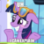 Size: 600x600 | Tagged: safe, edit, edited screencap, editor:twilyisbestpone, screencap, twilight sparkle, alicorn, pony, amending fences, g4, season 5, adorkable, blush sticker, blushing, caption, cute, dork, female, floppy ears, grin, hooves up, i can explain, image macro, impact font, mare, meme, needs more jpeg, nervous, prehibernation week, shrug, smiling, solo, spongebob squarepants, squee, sunglasses, text, twiabetes, twilight sparkle (alicorn), uhh i can explain, underhoof