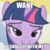 Size: 600x600 | Tagged: safe, edit, edited screencap, editor:twilyisbestpone, screencap, twilight sparkle, pony, unicorn, g4, my little pony: friendship is magic, season 1, winter wrap up, bedroom eyes, bronybait, caption, cute, female, image macro, looking at you, meme, smiling, snuggles?, solo, text, twiabetes, unicorn twilight