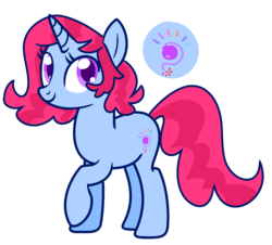 Size: 1281x1158 | Tagged: safe, artist:unicorn-mutual, oc, oc only, pony, unicorn, female, magical lesbian spawn, mare, offspring, parent:pinkie pie, parent:trixie, parents:trixiepie, simple background, solo, transparent background