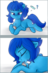 Size: 747x1128 | Tagged: safe, artist:haruhi-il, earth pony, gem (race), gem pony, pony, candy, female, food, gem, lapis lazuli, lapis lazuli (steven universe), lesbian, licking, mare, non-mlp shipping, pearl, pearl (steven universe), pearlapis, ponified, poofed gem, shipping, steven universe, tongue out