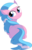 Size: 4793x7510 | Tagged: safe, artist:aureai-sketches, artist:cyanlightning, aloe, earth pony, pony, g4, absurd resolution, back, cute, ear fluff, female, headband, looking back, mare, ponyloaf, prone, rear view, simple background, sitting, solo, transparent background, vector