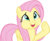 Size: 10921x8910 | Tagged: safe, artist:famousmari5, fluttershy, pegasus, pony, discordant harmony, g4, my little pony: friendship is magic, absurd resolution, cute, female, hooves, mare, open mouth, puffy cheeks, raised hoof, shyabetes, simple background, solo, stuffing, transparent background, underhoof, vector