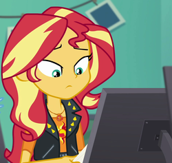 Size: 950x900 | Tagged: safe, screencap, sunset shimmer, equestria girls, equestria girls specials, g4, my little pony equestria girls: better together, my little pony equestria girls: forgotten friendship, cropped, female, geode of empathy, magical geodes, solo