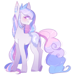 Size: 956x1002 | Tagged: safe, artist:erinartista, oc, oc only, oc:nightless, earth pony, pony, female, mare, simple background, solo, transparent background