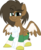 Size: 991x1200 | Tagged: safe, artist:binkyt11, derpibooru exclusive, oc, oc only, oc:duck badge, pegasus, pony, unicorn, 2019 community collab, derpibooru, derpibooru community collaboration, background pony, clothes, default avatar, derpibooru ponified, dreamworks face, eyeshadow, female, freckles, implied shipping, looking at you, makeup, mare, medibang paint, meta, no pupils, phone drawing, plushie, ponified, simple background, smug, socks, solo, spread wings, striped socks, transparent background, wings