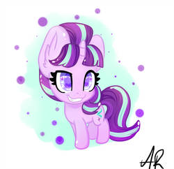 Size: 908x880 | Tagged: safe, artist:annadashie, starlight glimmer, pony, g4, cute, female, solo