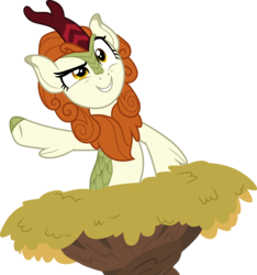 Size: 3000x3206 | Tagged: safe, artist:cloudy glow, autumn blaze, kirin, g4, sounds of silence, .ai available, citizen kane, female, high res, movie reference, simple background, smiling, solo, transparent background, vector
