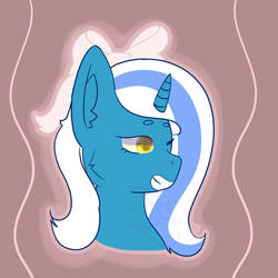 Size: 894x894 | Tagged: safe, oc, oc only, oc:fleurbelle, alicorn, pony, alicorn oc, bow, female, grin, hair bow, smiling, solo