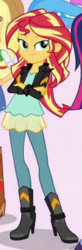 Size: 131x398 | Tagged: safe, screencap, sci-twi, sunset shimmer, twilight sparkle, equestria girls, g4, cropped, solo focus