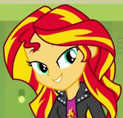 Size: 1059x1017 | Tagged: safe, screencap, sunset shimmer, equestria girls, g4, my little pony equestria girls: rainbow rocks, cropped, female, solo