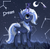 Size: 2024x1972 | Tagged: safe, artist:magicbalance, oc, oc only, alicorn, pony, alicorn oc, constellation, crescent moon, cute, dream, grass, moon, not luna, solo, starry night, stars