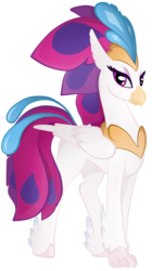 Size: 1265x2261 | Tagged: safe, artist:virenth, queen novo, classical hippogriff, hippogriff, g4, my little pony: the movie, female, looking at you, simple background, solo, transparent background