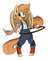 Size: 826x1027 | Tagged: safe, artist:pagecartoons, oc, oc only, oc:tami, hippogriff, clothes, commission, hippogriff oc, loop-de-hoop, simple background, space horse rpg, transparent background