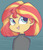 Size: 1280x1499 | Tagged: safe, artist:typhwosion, sunset shimmer, human, equestria girls, g4, alternate hairstyle, bust, clothes, cute, female, haircut, open mouth, shimmerbetes, solo, sweater, turtleneck