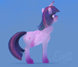 Size: 2000x1725 | Tagged: safe, artist:easthoku, twilight sparkle, alicorn, pony, g4, female, simple background, solo, twilight sparkle (alicorn)