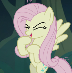 Size: 710x720 | Tagged: safe, screencap, mean fluttershy, pony, g4, the mean 6, clone, cropped, evil laugh, eyes closed, female, flying, laughing