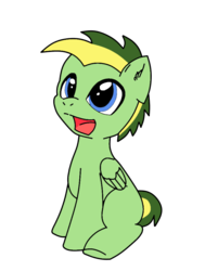 Size: 718x949 | Tagged: safe, artist:didgereethebrony, oc, oc only, oc:didgeree, pegasus, pony, base used, blue eyes, colt, cute, male, simple background, solo, transparent background, younger