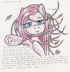 Size: 3150x3210 | Tagged: safe, artist:fascismnotincluded, pinkie pie, earth pony, pony, g4, female, high res, pinkamena diane pie, poem, solo, traditional art